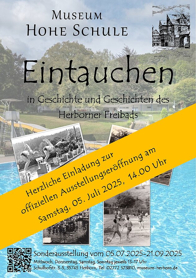 Plakat Sonderausstellung Eintauchen