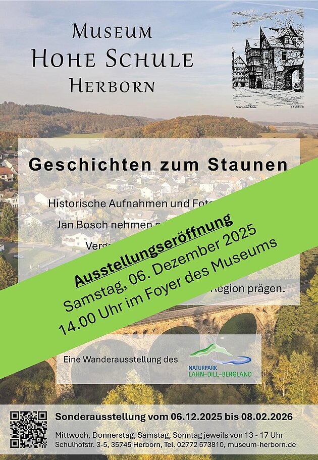 Plakat "Geschichten zum Staunen"