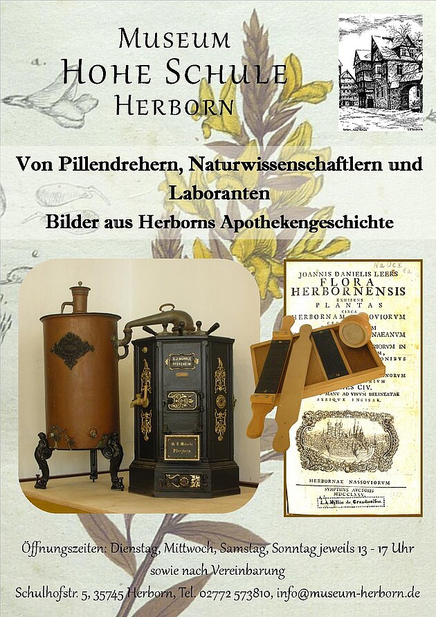 Von Pillendrehern, Naturwissenschaftlern und Laboranten - Bilder aus Herborns Apotheken